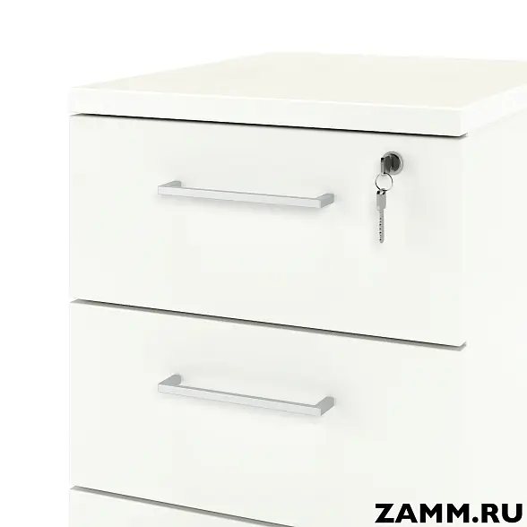 Тумба мобильная ZAMM. 5 ящиков с центральным замком (Ш:410, Г:500, В:958) 