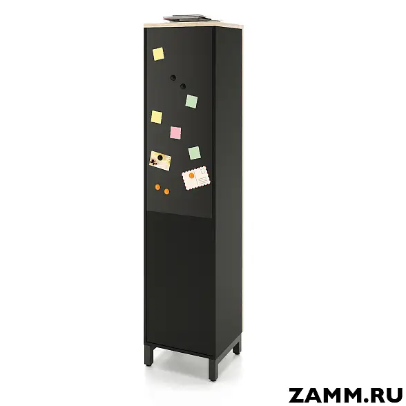 Шкаф ZAMM распашной 5 полок, 1 дверь. На металлокаркасе 450 Правый (Ш:450, Г:414, В:1905) 